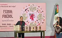 Claudia Sheinbaum impulsa en CDMX la Feria del Frijol ante caída histórica en su consumo Claudia Sheinbaum impulsa en CDMX la Feria del Frijol ante caída histórica en su consumo