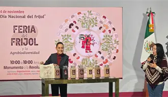 Claudia Sheinbaum impulsa en CDMX la Feria del Frijol ante caída histórica en su consumo