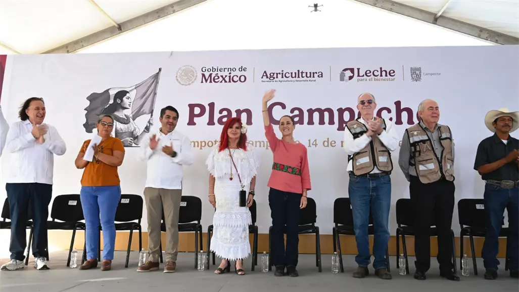 Claudia Sheinbaum y Julio Berdegué  encabezan lanzamiento de Plan Campeche para apoyar a los sectores agrícolas y ganaderos