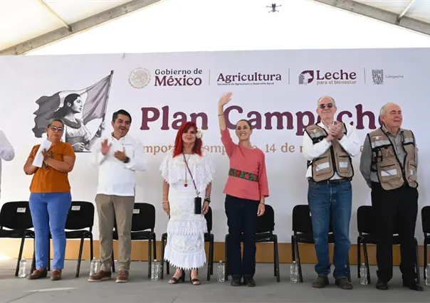 Claudia Sheinbaum y Julio Berdegué  encabezan lanzamiento de Plan Campeche para apoyar a los sectores agrícolas y ganaderos