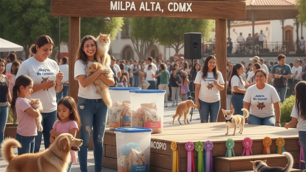 Huellitas de amor: convocan a jornada de adopción y acopio para perros y gatos en Milpa Alta