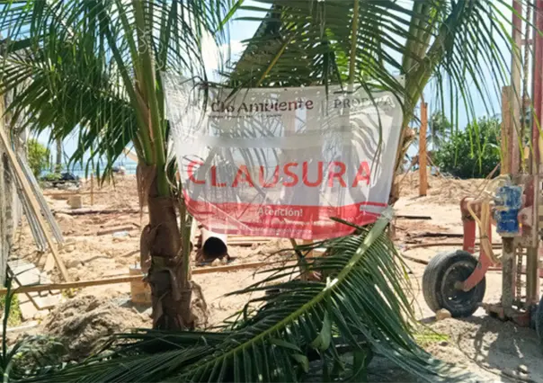 Profepa clausura obras irregulares en el malecón de Mahahual tras una denuncia ciudadana