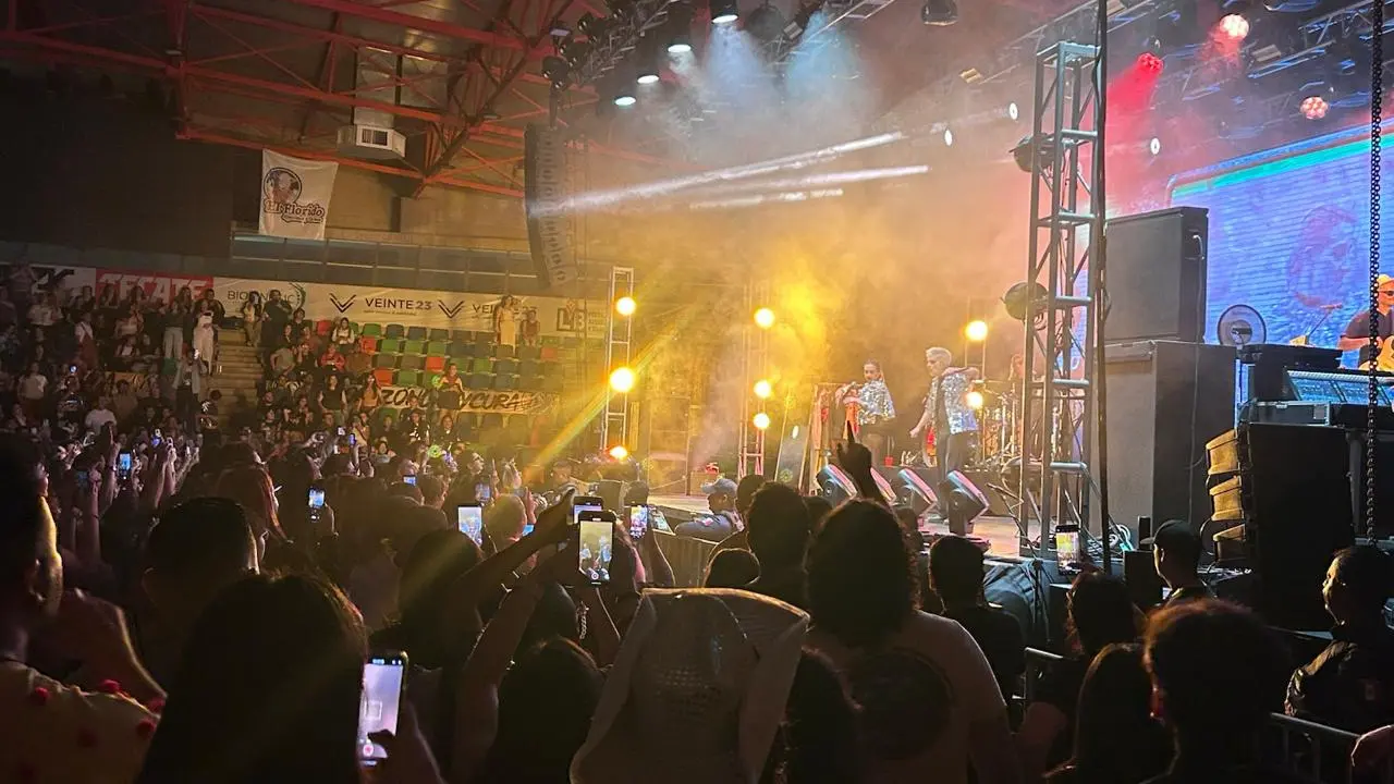 Concierto de Miranda! en La Paz. Foto:: Ivette Pérez / POSTA Baja California Sur.