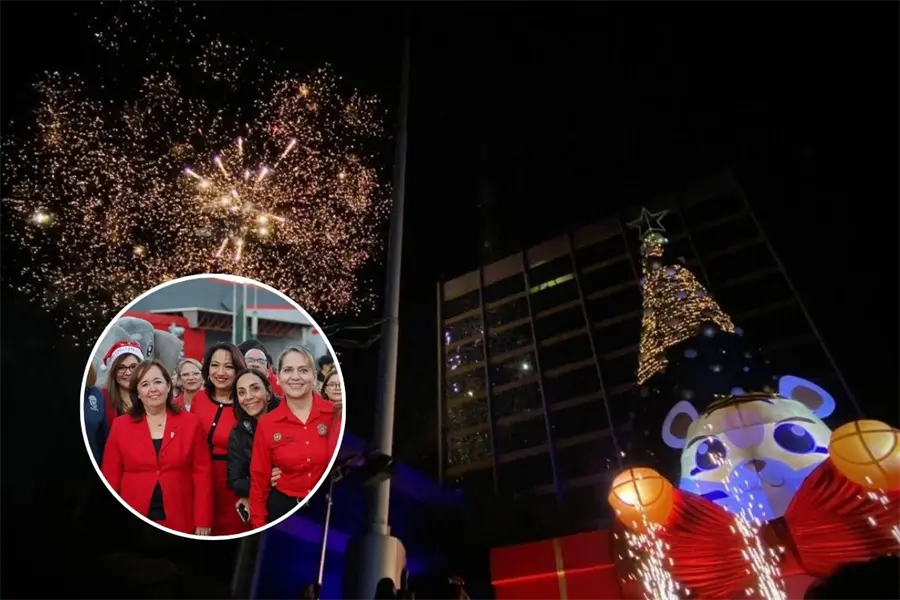 FACPYA participó en el Encendido del Pino Navideño UANL 2025