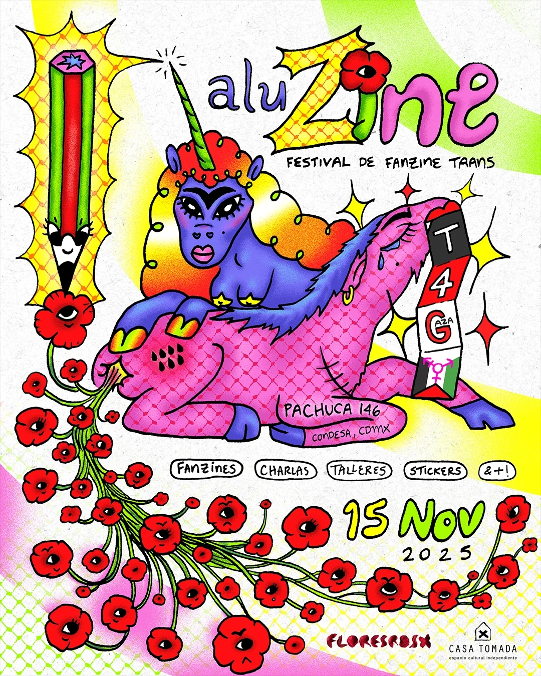 imagen recuadro Póster oficial de aluZine. Foto: IG @alu.zine