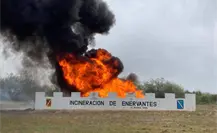 La FGR incinera más de 200 kilos de narcóticos en Reynosa La FGR incinera más de 200 kilos de narcóticos en Reynosa