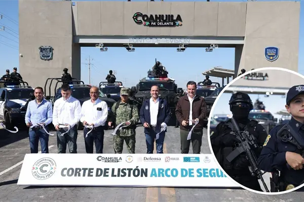 Manolo Jiménez inaugura arco de seguridad en límites con Nuevo León y Tamaulipas Manolo Jiménez inaugura arco de seguridad en límites con Nuevo León y Tamaulipas