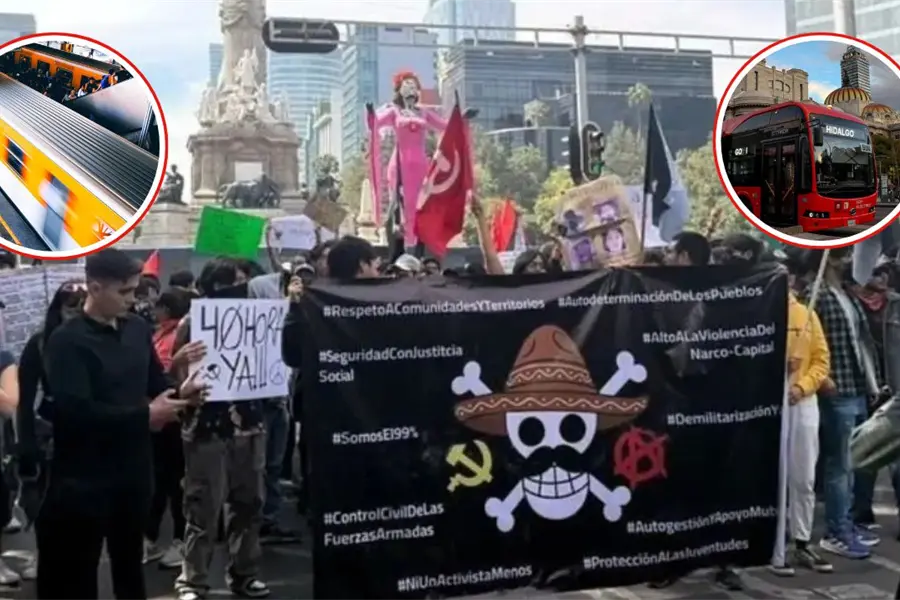 Marcha Generación Z: ¿qué estaciones del Metro CDMX y Metrobús CDMX se verán afectadas?