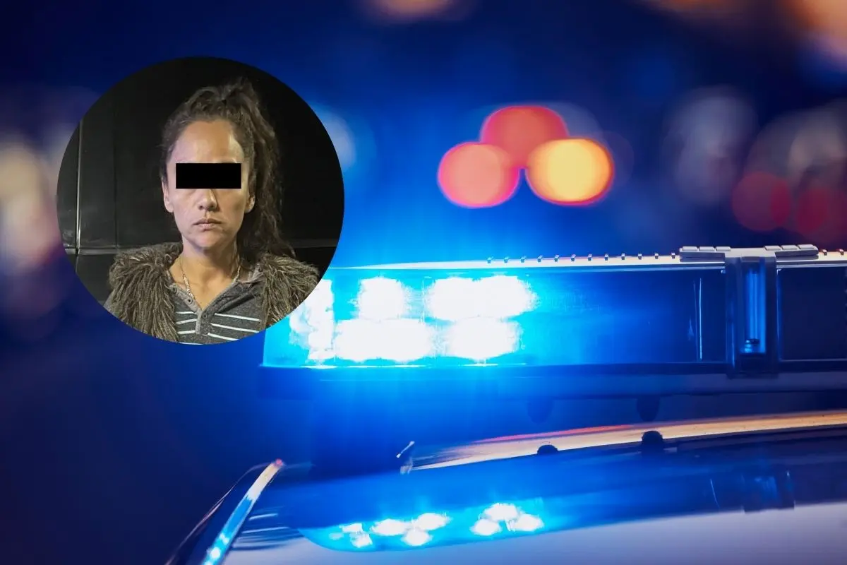 Una mujer con historial delictivo por robos a casa-habitación fue detenida por la Policía de Monterrey. Foto: Policía de Monterrey / CANVA