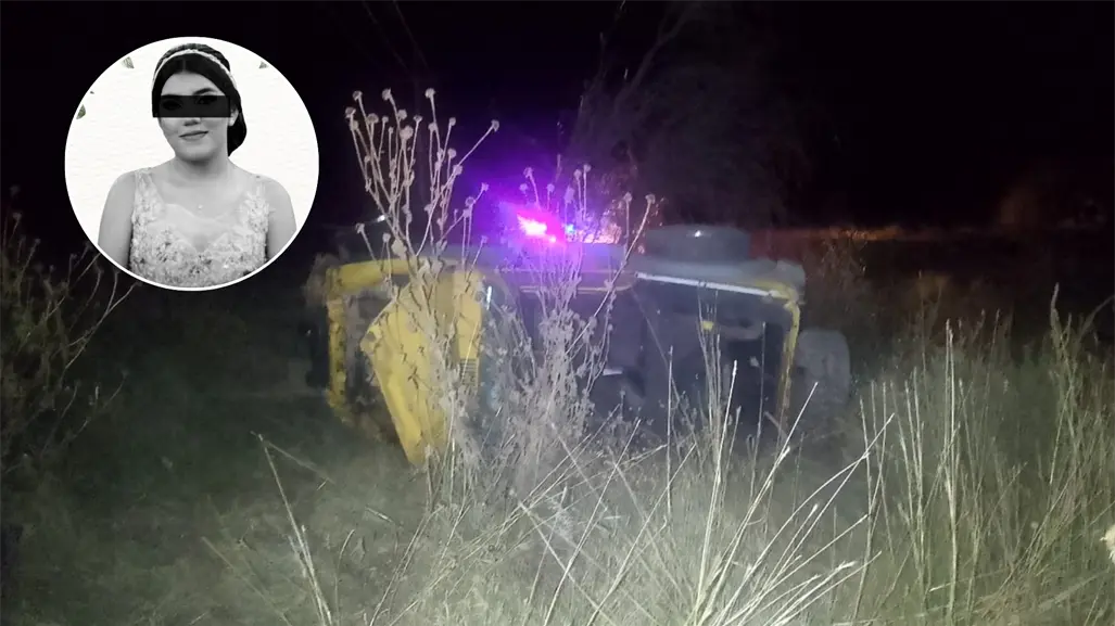 Muere jovencita de 16 años y van dos muertos tras volcadura en Vicente Guerrero, Durango