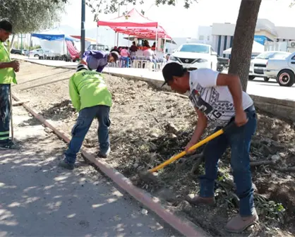 Saltillo limpia plazas y colonias, así puedes solicitar una brigada Aquí Andamos
