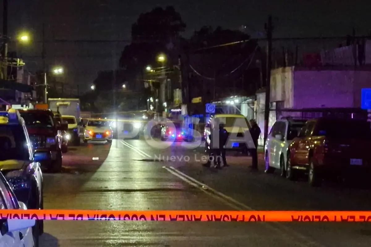Ataque a balazos en el municipio de San Nicolás. Foto: POSTAMX