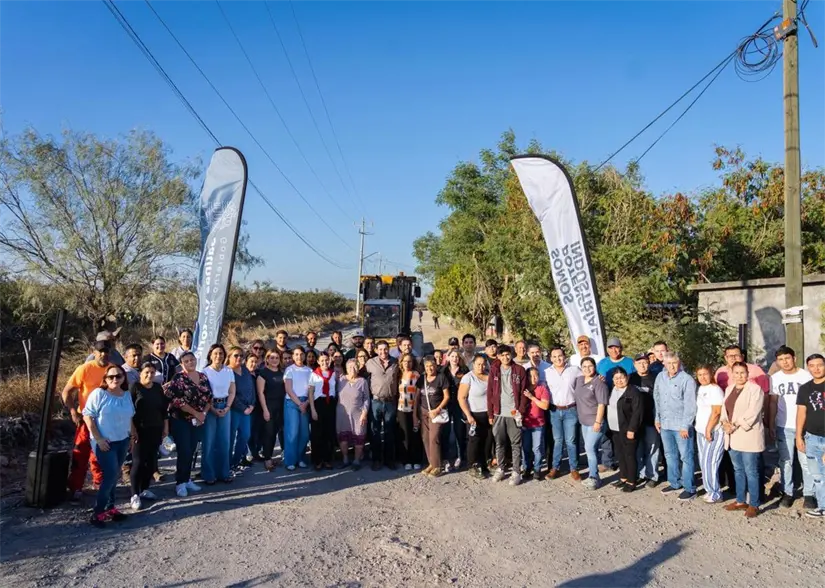 imagen recuadro Arrancan obras de pavimentación en Salinas Victoria. Foto: Gobierno de Salinas Victoria.
