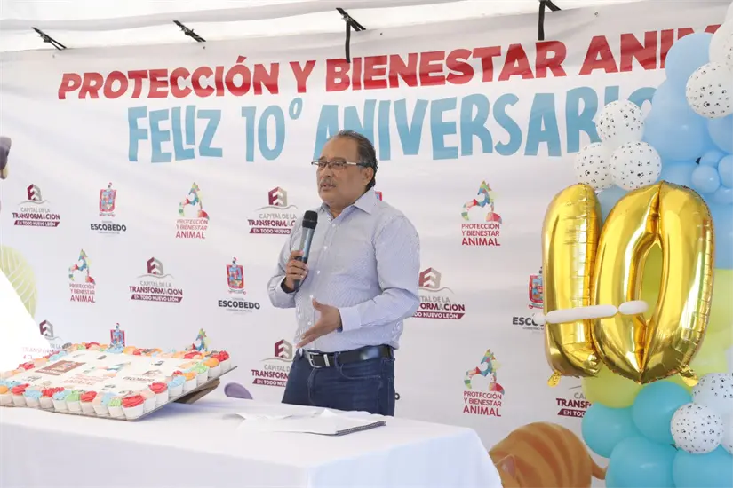 imagen recuadro Alcalde Andrés Mijes presenta el proyecto que ampliará la atención para mascotas Foto: Gobierno de Escobedo