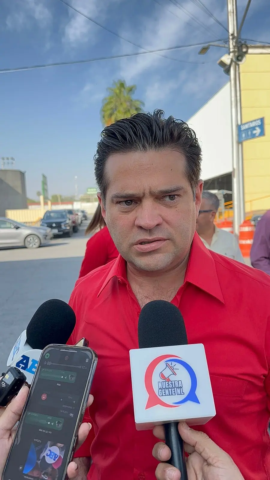 imagen recuadro Cienfuegos enfatizó que el PRI es “un partido aliancista” durante su posicionamiento público. Foto: Congreso de NL