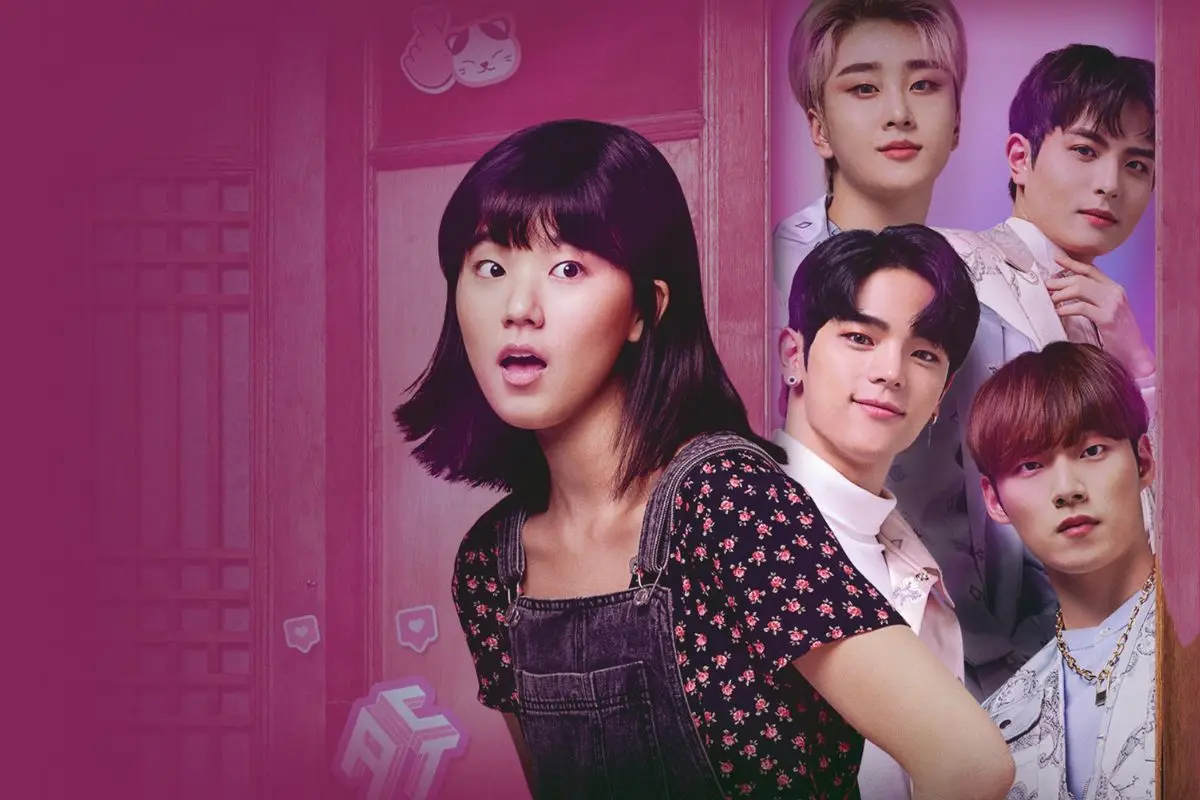 Sharon Blanche, Kim Woojin, Jinkwon y Sabrina Nonata protagonizan A través del armario. FOTO: CANVA/IMDb