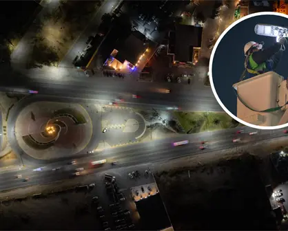 Accesos a Saltillo funcionan al 100 con modernización de iluminación