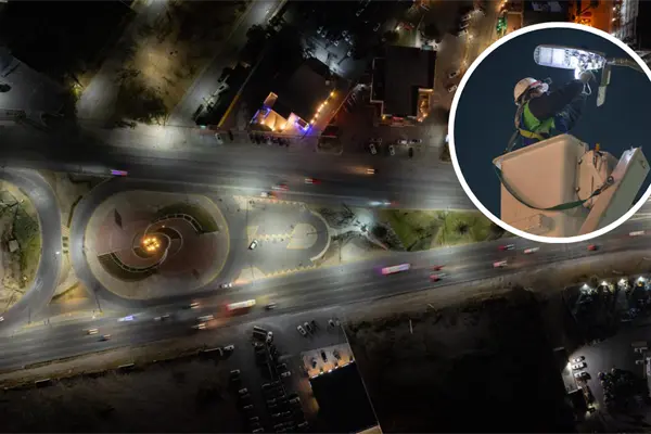 Accesos a Saltillo funcionan al 100 con modernización de iluminación Accesos a Saltillo funcionan al 100 con modernización de iluminación