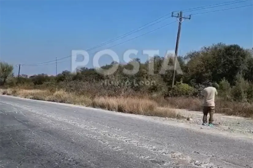 imagen recuadro Carretera a San Mateo, en Cadereyta. Foto: POSTA MX