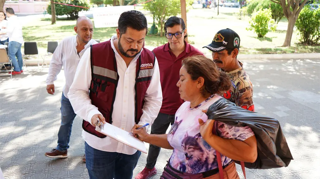 Morena Tamaulipas recolecta firmas para exigir revisión judicial de caso Cabeza de Vaca en la SCJN