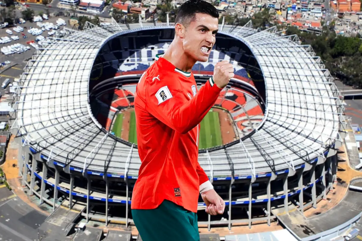 CR7 vendrá al Estadio Azteca. Foto: Canva