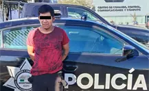 Policía de Monterrey detiene a sospechoso con mariguana y droga cristal Policía de Monterrey detiene a sospechoso con mariguana y droga cristal