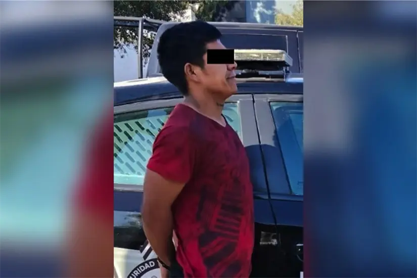 imagen recuadro Hombre detenido. Foto: Policía de Monterrey