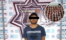 Detienen en Cuatro Ciénegas a sujeto con 105 bolsas de mariguana, señalan presunto narcomenudeo Detienen en Cuatro Ciénegas a sujeto con 105 bolsas de mariguana, señalan presunto narcomenudeo