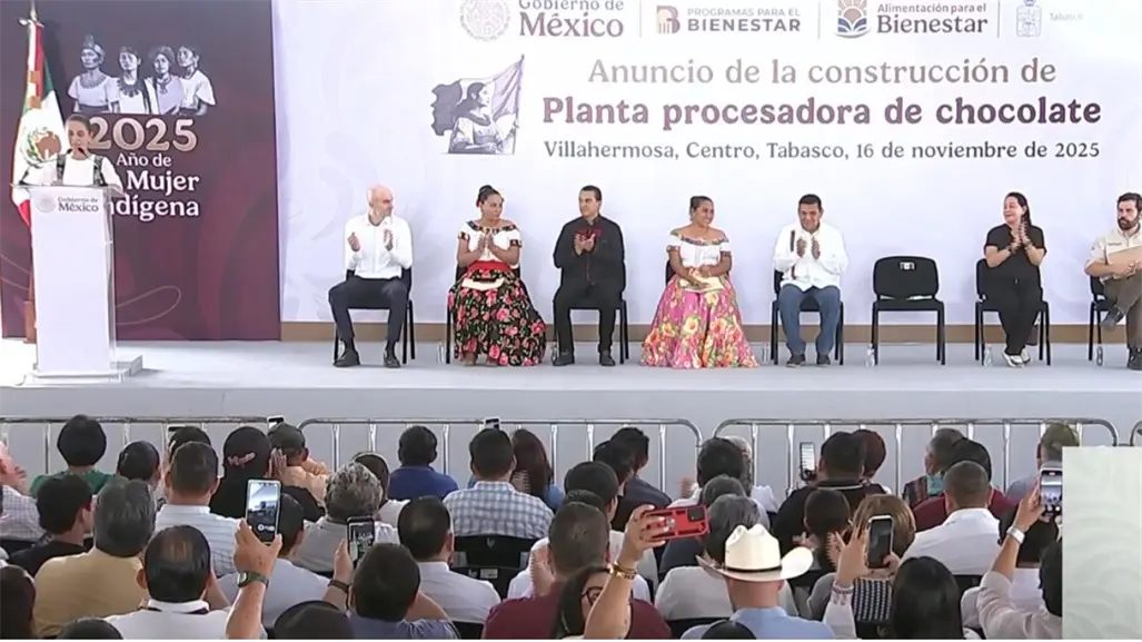 Claudia Sheinbaum anuncia planta procesadora en Tabasco