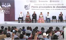 Claudia Sheinbaum anuncia planta procesadora en Tabasco