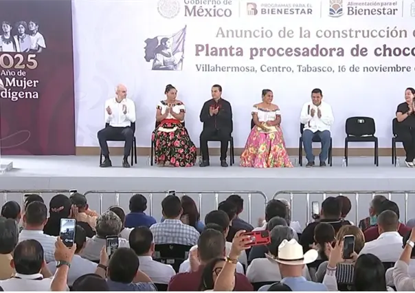 Claudia Sheinbaum anuncia planta procesadora en Tabasco