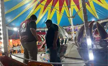 Protección Civil de Yucatán clausura juego mecánico tras video viral Protección Civil de Yucatán clausura juego mecánico tras video viral