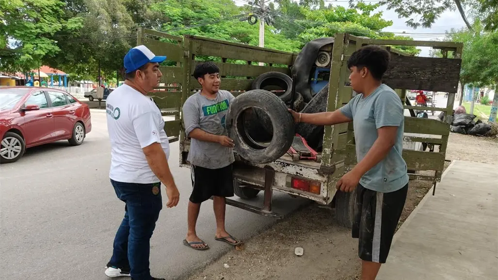 Llantatón 2025 de Kanasín logra recolectar más de 2,400 neumáticos