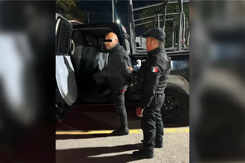 imagen recuadro Hombre detenido. Foto: Policía de Monterrey