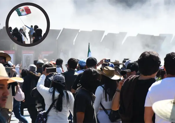 Deja Marcha Generaci&oacute;n Z 40 detenidos en CDMX; gobierno defiende actuar policial