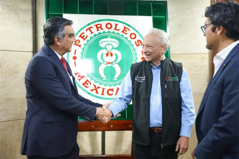 imagen recuadro Tamaulipas y Pemex analizan desarrollo del Puerto del Norte y gas natural. FOTO | Gobierno de Tamaulipas