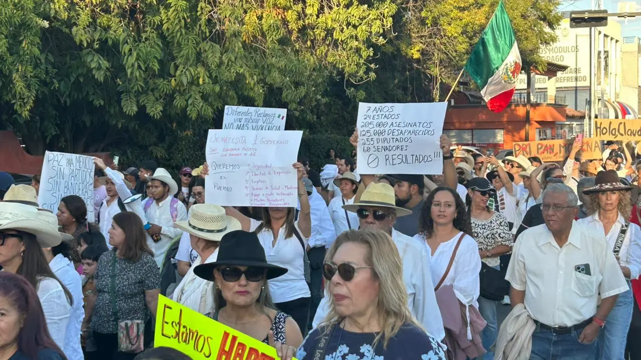FOTOS | Así se vivió la marcha de la Generación Z este sábado 15 de noviembre en Durango