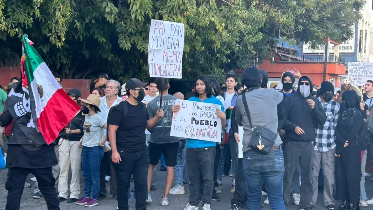 FOTOS | Así se vivió la marcha de la Generación Z este sábado 15 de noviembre en Durango