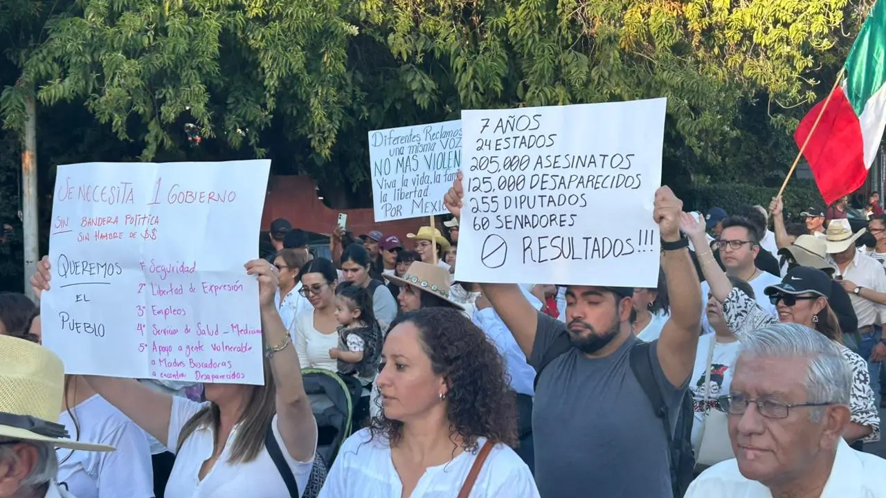 FOTOS | Así se vivió la marcha de la Generación Z este sábado 15 de noviembre en Durango