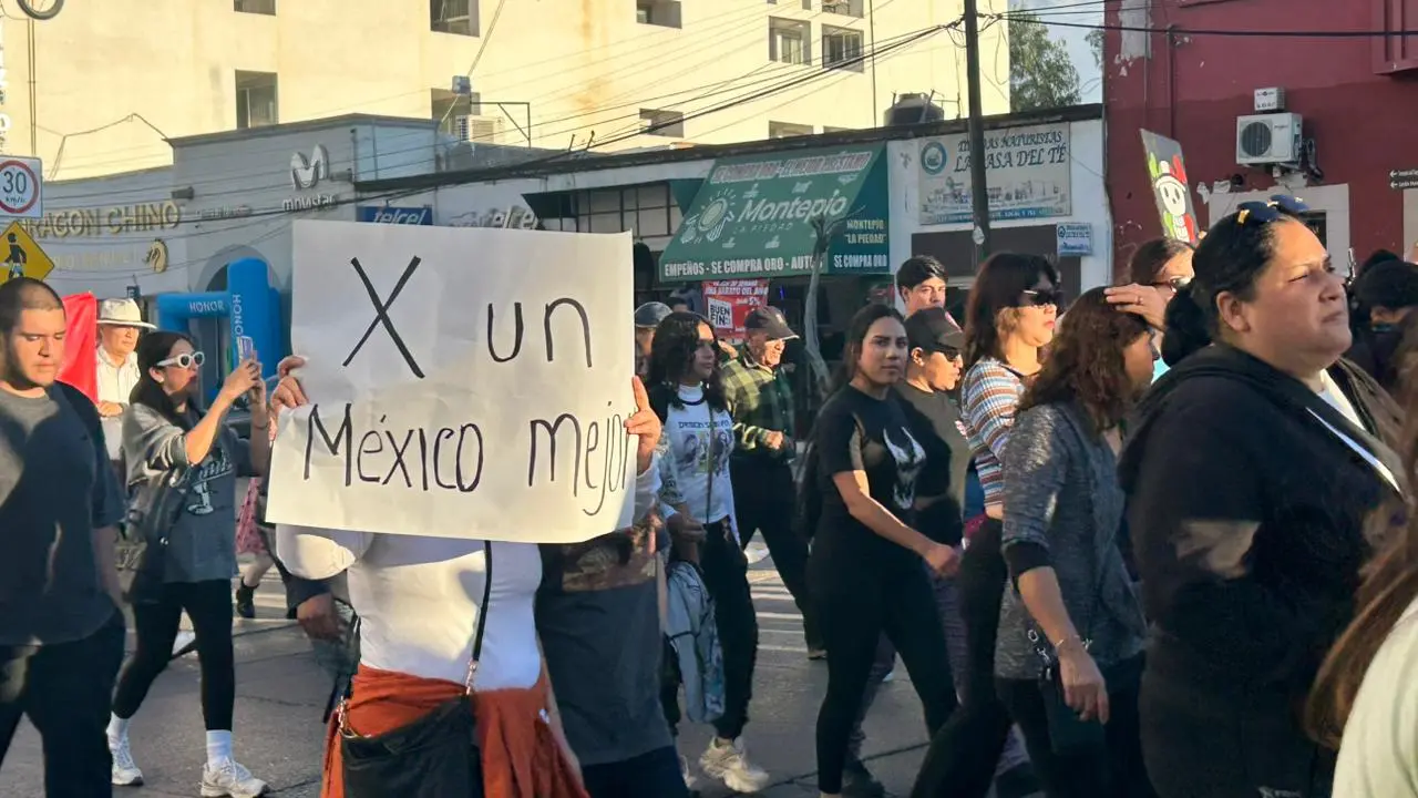 FOTOS | Así se vivió la marcha de la Generación Z este sábado 15 de noviembre en Durango