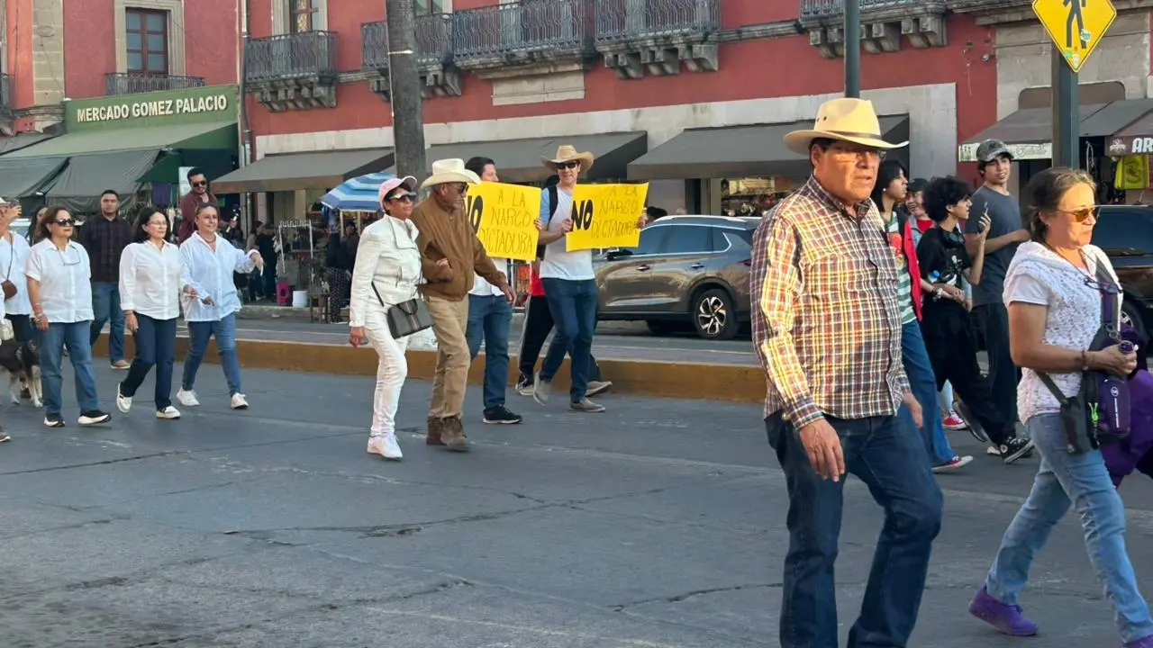 FOTOS | Así se vivió la marcha de la Generación Z este sábado 15 de noviembre en Durango