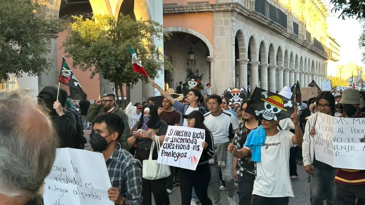 FOTOS | Así se vivió la marcha de la Generación Z este sábado 15 de noviembre en Durango