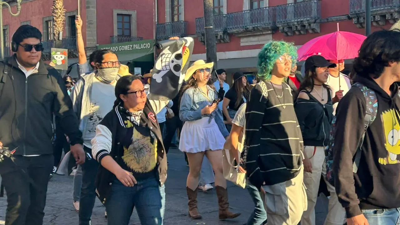 FOTOS | Así se vivió la marcha de la Generación Z este sábado 15 de noviembre en Durango