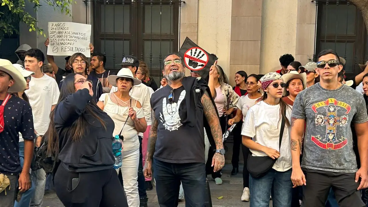 FOTOS | Así se vivió la marcha de la Generación Z este sábado 15 de noviembre en Durango