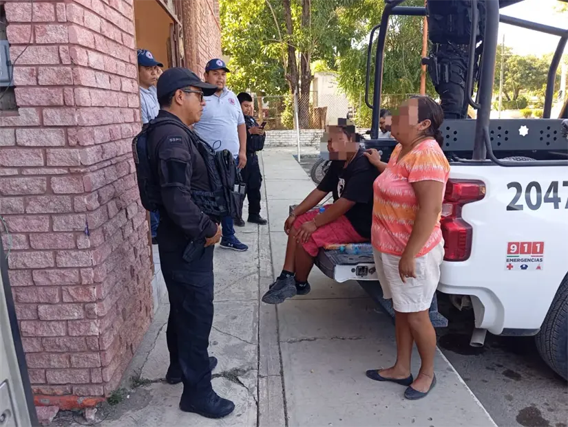 Adolescente deshidratado con discapacidad es rescatado por la Guardia Estatal. FOTO | SSP Tamaulipas