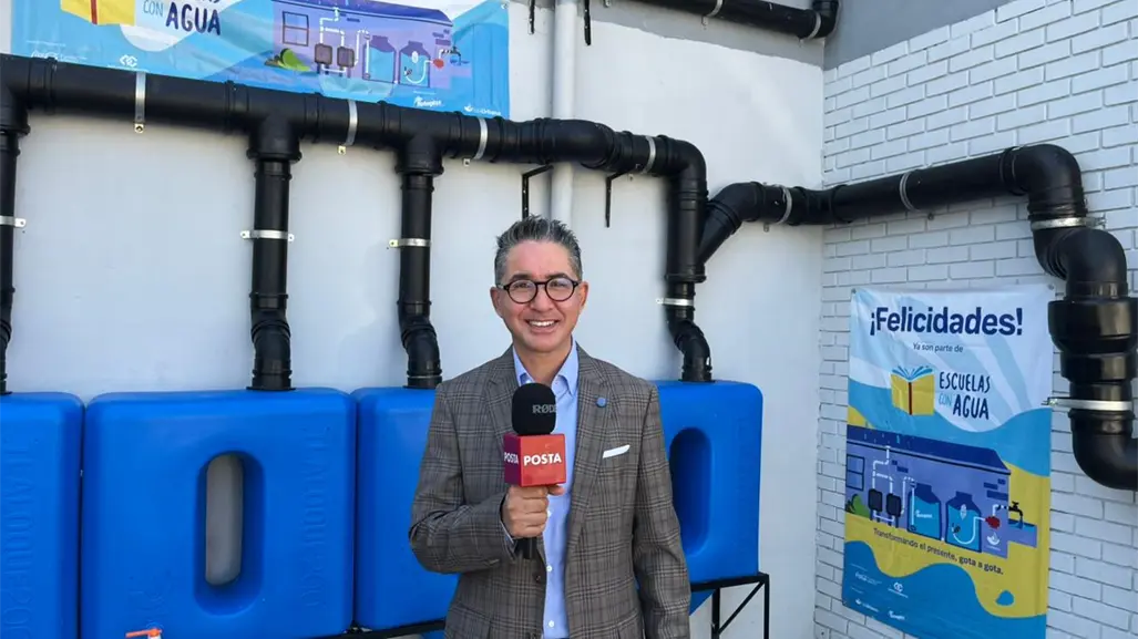 Arca Continental equipa más escuelas con captación pluvial en Monterrey