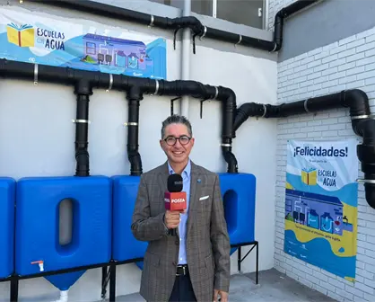 Arca Continental equipa más escuelas con captación pluvial en Monterrey