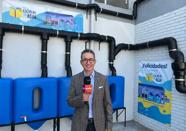 Arca Continental equipa más escuelas con captación pluvial en Monterrey