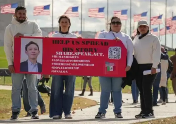 Familiares de Carlos Emilio llevan a Washington las protestas por su desaparición