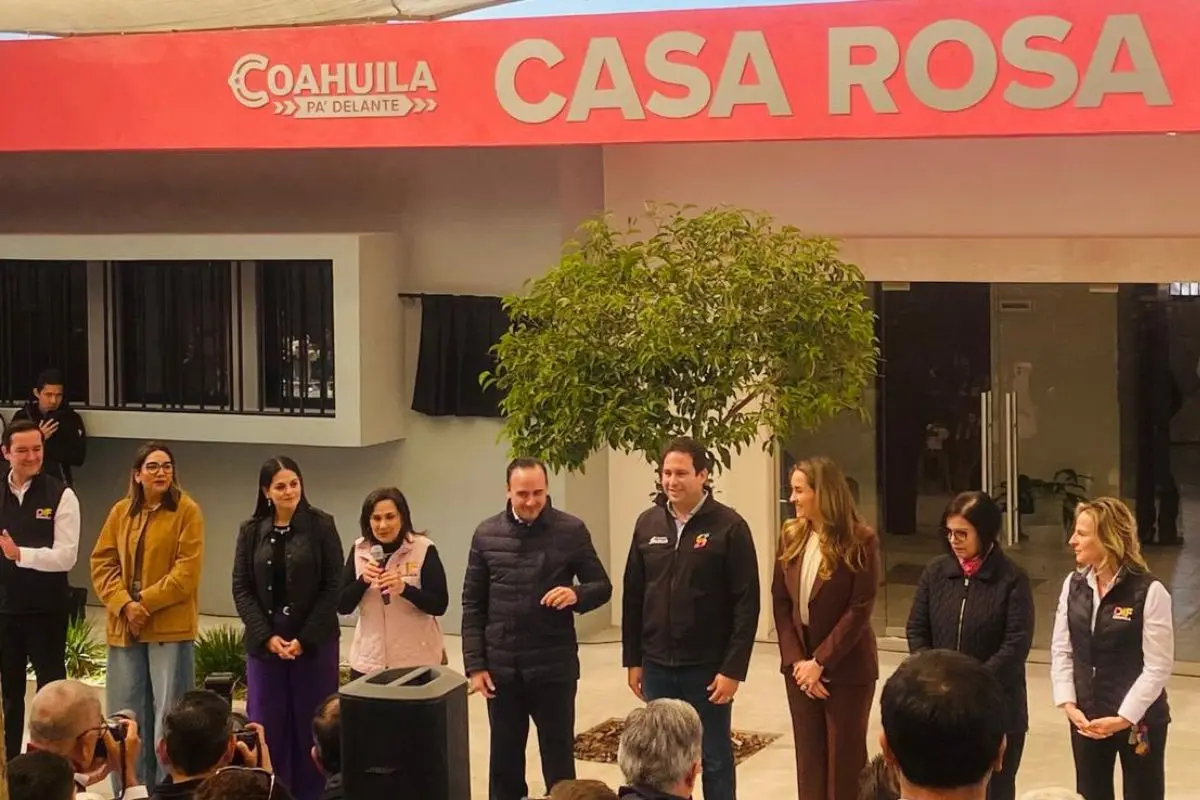 Anuncio de la reconstrucción de Casa Rosa en Coahuila / Foto: Pronnif Procuraduría para Niños, Niñas y la Familia